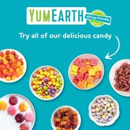 YumEarth Organic Chewys Био Бонбони с Вкус на Лимон, Ягода, Портокал & Череша 57g