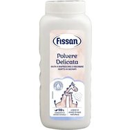 Fissan Delicate Powder 100g - Натурален прах на основата на царевично нишесте за абсорбиране и защита на влагата, подходящ за кърмачета