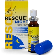Bach Rescue Night Spray 20ml - Натурален алкохолен спрей за безсъние Bach Rescue Night Spray 20ml - Натурален алкохолен спрей за безсъние