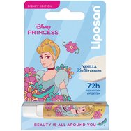 Liposan Disney Edition Princess Cinderella Lip Balm Хидратиращ, подхранващ балсам за устни с натурални масла & витамини 4.8g - Vanilla Buttercream Liposan Disney Edition Princess Cinderella Lip Balm Хидратиращ, подхранващ балсам за устни с натурални масла & витамини 4.8g - Vanilla Buttercream