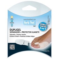Herbi Feet Dupligel Toe Speader & Bunion Protector One Size 1 бр - Разделител за пръсти и протектор за кочи Herbi Feet Dupligel Toe Speader & Bunion Protector One Size 1 бр - Разделител за пръсти и протектор за кочи