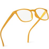 Matters Ambar Reading Glasses Очила за четене от рециклирани материали с филтър за защита от синя светлина, жълт цвят 1 брой - 2.0