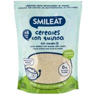Smileat Organic Cereals with Quinoa 6m+ Био бебешка зърнена каша с киноа без глутен, подходяща от 6-ия месец 200g Smileat Organic Cereals with Quinoa 6m+ Био бебешка зърнена каша с киноа без глутен, подходяща от 6-ия месец 200g