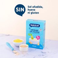 Smileat Organic Cereals with Quinoa 6m+ Био бебешка зърнена каша с киноа без глутен, подходяща от 6-ия месец 200g Smileat Organic Cereals with Quinoa 6m+ Био бебешка зърнена каша с киноа без глутен, подходяща от 6-ия месец 200g