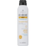 Heliocare 360 Pediatrics Spf50+ Transparent Spray Sunscreen Детски слънцезащитен освежаващ спрей за тяло с много висока защита с ефирна текстура и лесно нанасяне 200ml