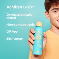 Isdin Oily Skin Acniben Body Blemishes Reduction Spray Спрей за тяло, който се бори с несъвършенствата на мазната, склонна към акне кожа 150ml