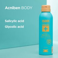 Isdin Oily Skin Acniben Body Blemishes Reduction Spray Спрей за тяло, който се бори с несъвършенствата на мазната, склонна към акне кожа 150ml