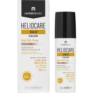 Heliocare 360 Gel Oil Free Spf50+ Color Bronze Tinted Matte Finish Sunscreen 50ml