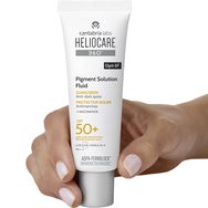 Heliocare 360 Pigment Solution Spf50+ Fluid Sunscreen Αντηλιακό Προσώπου Πολύ Υψηλής Προστασίας που Προστατεύει, Προλαμβάνει & Διορθώνει τις Δυσχρωμίες 50ml