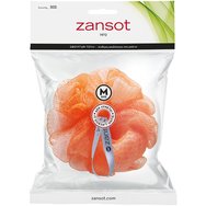 Zansot Mesh Sponge Medium 1 Τεμάχιο - Πορτοκαλί - Σφουγγάρι Τούλι για Αίσθηση Απαλότητας & Αναζωογόνησης