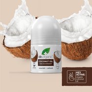 Dr Organic Promo Virgin Coconut Oil Deodorant Roll-on 2x50ml