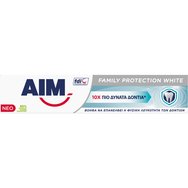 Aim Family Protection White Toothpaste 1450 ppm F 75ml