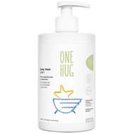 One Hug Baby Wash 2 in 1 500ml - Душ гел - шампоан, подходящ за чувствителна бебешка кожа One Hug Baby Wash 2 in 1 500ml - Душ гел - шампоан, подходящ за чувствителна бебешка кожа