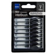 Intermed Ergonomic InterBrush Mini 8 Τεμάχια Size 8 -1.5mm - Интердентални четки с черна дръжка Intermed Ergonomic InterBrush Mini 8 Τεμάχια Size 8 -1.5mm - Интердентални четки с черна дръжка