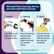 Microlet Coloured Lancets 25 бр