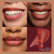 Nyx Professional Makeup Promo Matte Lip Balm Swipe 2 Smooth, Snuggle SZN, Squeeze N\' Sizzle & Smushy Keychain Holder 1 бр