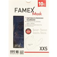 Famex Kids Mask FFP2 NR XXS 10 части - тъмно сини