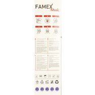 Famex Kids Mask FFP2 NR XXS 10 части - тъмно сини