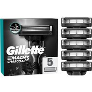 Gillette Mach 3 Charcoal Replacement Razors 5 бр