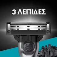 Gillette Mach 3 Charcoal Replacement Razors 5 бр