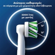 Oral-B Pro Cross Action Medium Electric Toothbrush Head White 6 бр Oral-B Pro Cross Action Medium Electric Toothbrush Head White 6 бр