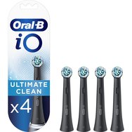 Oral-B iO Ultimate Clean Brush Heads Black 4 бр - Четкащи глави в черен цвят, за професионално почистване между зъбите