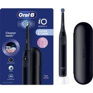 Oral-B iO Series 2 Clean & Care Electric Toothbrush with Travel Case 1 бр - Black - Електрическа четка за зъби с 3 програми за почистване и сензор за налягане в черен цвят с куфар за носене