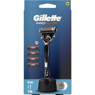 Gillette ProGlide 1 дръжка, 5 резервни части и 1 свободна стойка Gillette ProGlide 1 дръжка, 5 резервни части и 1 свободна стойка