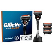 Gillette ProGlide 1 дръжка, 5 резервни части и 1 свободна стойка
