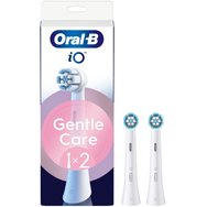 Oral-B iO Gentle Care Brush Heads White 2 Броя - Резервни Глави за Четка в Бял Цвят, за Нежно & Професионално Почистване на Чувствителните Зъби & Венци Oral-B iO Gentle Care Brush Heads White 2 Броя - Резервни Глави за Четка в Бял Цвят, за Нежно & Професионално Почистване на Чувствителните Зъби & Венци