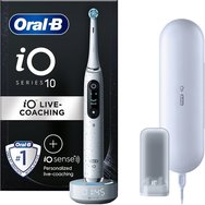 Oral-B iO Series 10 Electric Toothbrush 1 бр - Stardust White - Електрическа четка за зъби с усъвършенствана технология със 7 почистващи програми, тиха работа, 3D проследяване на зъбите, интерактивен екран и кутия за зарядно устройство Oral-B iO Series 10 Electric Toothbrush 1 бр - Stardust White - Електрическа четка за зъби с усъвършенствана технология със 7 почистващи програми, тиха работа, 3D проследяване на зъбите, интерактивен екран и кутия за зарядно устройство