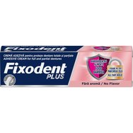 Fixodent Plus Food Barrier No Flavor Cream Фиксиращ крем без вкус за цели & частични зъбни протези 40g