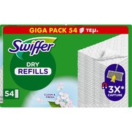 Swiffer Promo Clean & Fresh Dry Refils 54 бр (3x18 бр) Swiffer Promo Clean & Fresh Dry Refils 54 бр (3x18 бр)