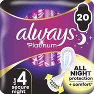 Always Promo Platinum Secure Night Size 4, 20 бр