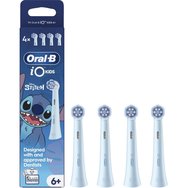 Oral-B iO Stitch Kids 6+ Electric Toothbrush Replacement 4 бр - Резервни глави за електрическа четка за зъби за деца с меки влакна, вдъхновени от геройския Стич