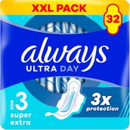 Always Ultra Day Super Extra Size 3 Wings Pads 32 бр Always Ultra Day Super Extra Size 3 Wings Pads 32 бр