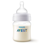 Avent Anti-Colic Пластмасова бебешка бутилка срещу колики и дискомфорт, 0м+ силиконово зърно с бавен поток0% BPA 125ml SCF810/17 Avent Anti-Colic Пластмасова бебешка бутилка срещу колики и дискомфорт, 0м+ силиконово зърно с бавен поток0% BPA 125ml SCF810/17
