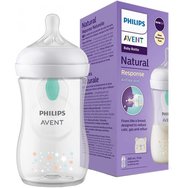 Philips Avent Natural Response Air Free Vent Bottle 3-6m 260ml, Κωδ SCY673/82