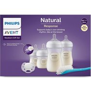 Avent Natural Оригинален комплект бебешки шишета за новородени 0 месеца + пластмаса