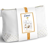 Dove Elegant Beauty Purely Pampering Shea Butter Body Wash 250ml, Shea Butter Body Milk 250ml, Invisible Spray 150ml & Несесер