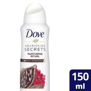 Dove Nourishing Secrets Nurturing Ritual With Cacao and Hibiscus Осигурява защита от изпотяване до 48 часа 150ml