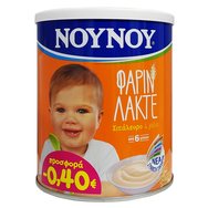 Nounou Farin Lacte с пшенично брашно и мляко за бебета от 6 месеца 300gr на специална цена Nounou Farin Lacte с пшенично брашно и мляко за бебета от 6 месеца 300gr на специална цена