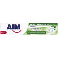 Aim Family Protection Herbal Дълготрайно освежаваща паста за зъби с натурални екстракти против лош дъх 75ml