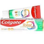 Colgate Total Active Prevention Deep Clean 75ml - Паста за зъби за дълбоко почистване на труднодостъпни места