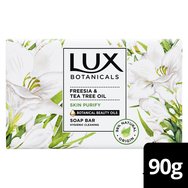 Lux Botanicals PROMO PACK Freesia & Tea Tree Oil Skin Purify Soap Bar 4x90gr 3+1 GIFT