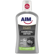 Aim NaturalElements Charcoal Detox Mouthwash 500ml - Орален разтвор с активен въглен за защита срещу бактериална плака Aim NaturalElements Charcoal Detox Mouthwash 500ml - Орален разтвор с активен въглен за защита срещу бактериална плака