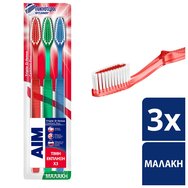 Aim Comfort Plus Triple D-Fence Soft Toothbrush 3 бр