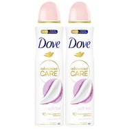 Dove PROMO PACK Advance Soft Feel Peony & Amber Scent 72h Anti-Perspirant Spray 2x150ml (1+1 Подарък )