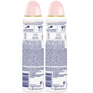 Dove PROMO PACK Advance Soft Feel Peony & Amber Scent 72h Anti-Perspirant Spray 2x150ml (1+1 Подарък )