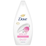 Dove Petal Soft Shower Gel 450ml - Хидратиращ и нежен душ гел за мека кожа с флорален аромат